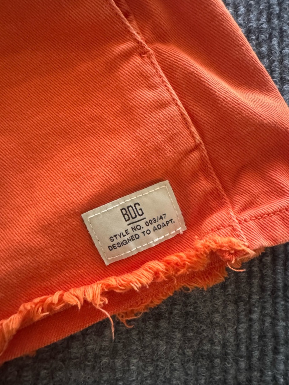 Urban Outfitters BDG orange 100% cotton shorts Women's Small - Picture 3 of 6